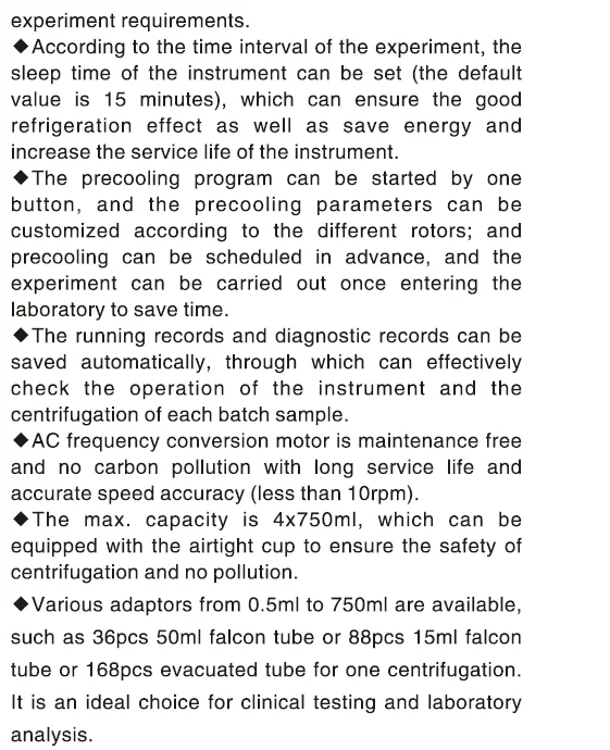 Low Speed CLT55 Swing Bucket Centrifuge 4x750ml