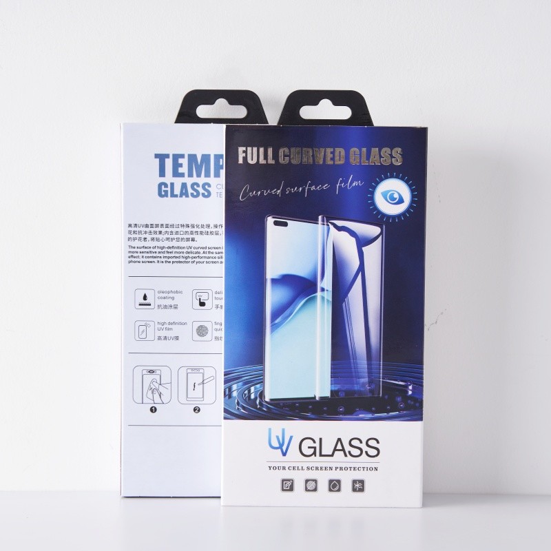 CMYK Temper Glass Screen Protector Packaging Box For Phone Accessories