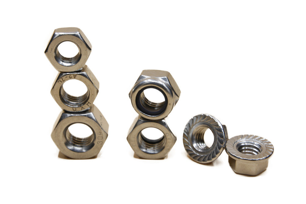Stainless Steel A2-70 A4-80 ss304 ss316 Bright Hexagon Nut DIN 934 Hex Nuts