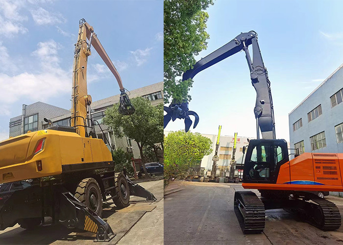Q355B Material Handler Excavator Boom for Grabbing Steel