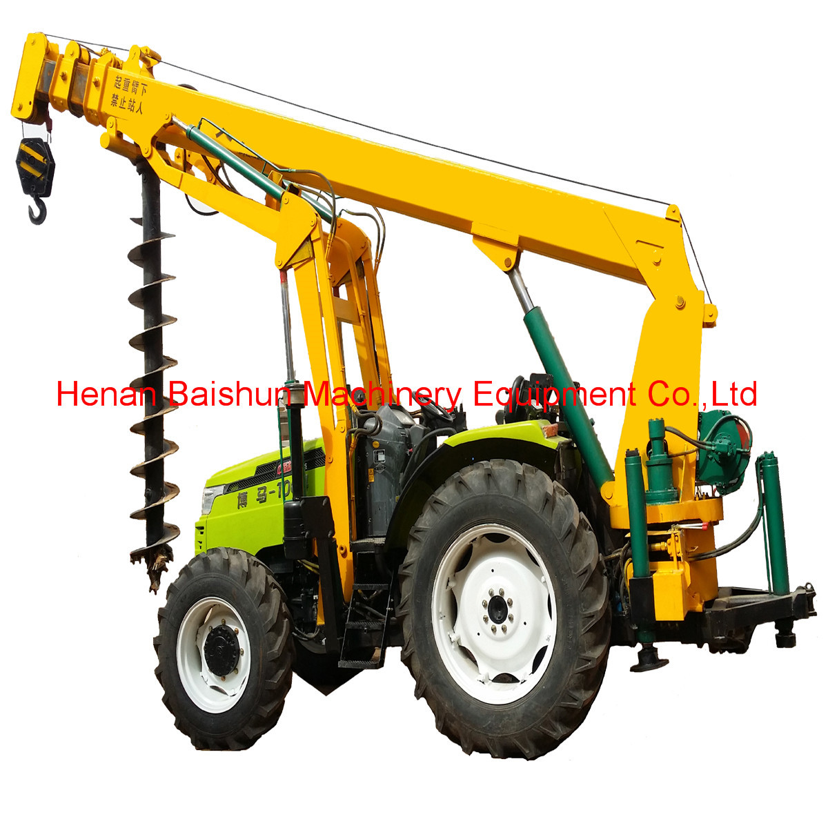 India pole erection machine piling machine tractor price
