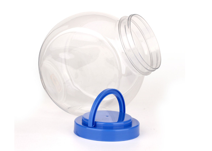 Transparent Food Grade Clear Pet Jars Plastic Screw Cap Waterproof