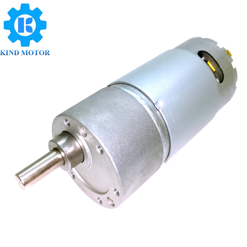 35 mm 37mm 12v 18v 24v 100rpm 250rpm 300 rpm rs555 dc spur gear motor with encoder