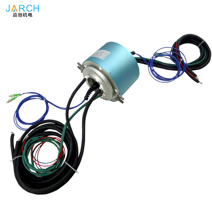 2 Channels Rotary Slip Ring Fiber Optical Joint For Encoder Servo Motor Signal Line