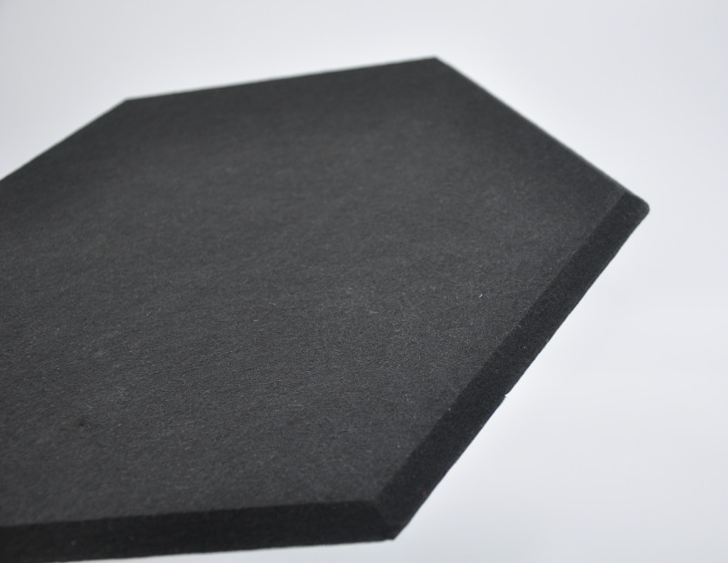Polyester Felt Hexagonal Acoustic Wall Panels Sound Proofing Panels For Office