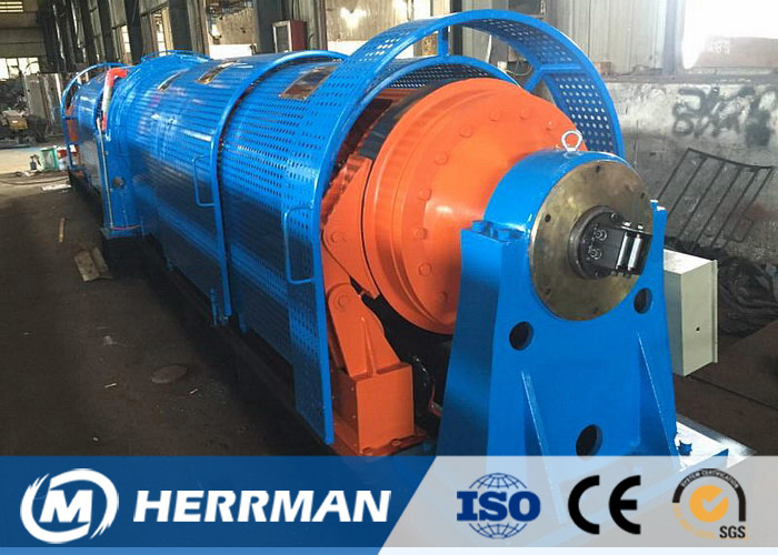 Siemens Motor Tubular Type Cable Stranding Machine Customized Color