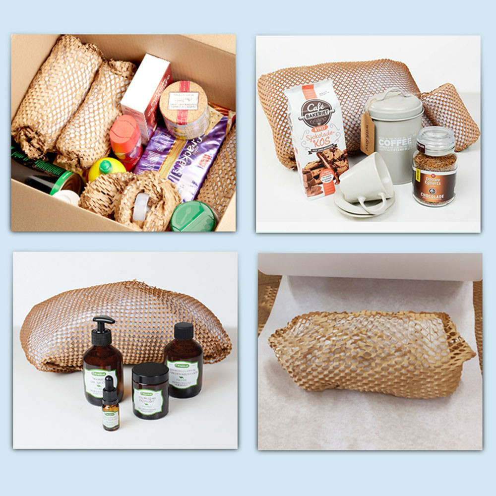 Anti Collision 80gsm Honeycomb Wrapping Paper Roll Gift Pack Paper