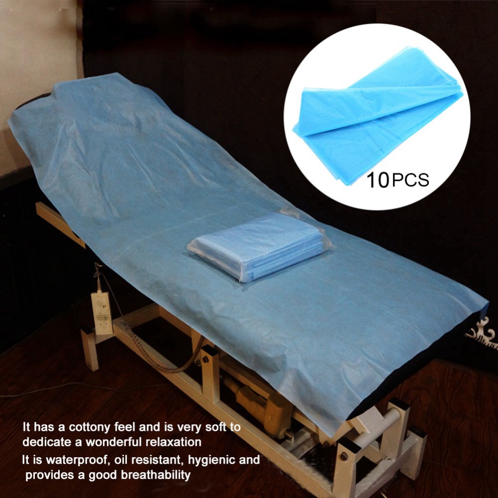 PP SMS Disposable Fitted Massage Table Sheets Non Slip Disposable Medical Bed Covers