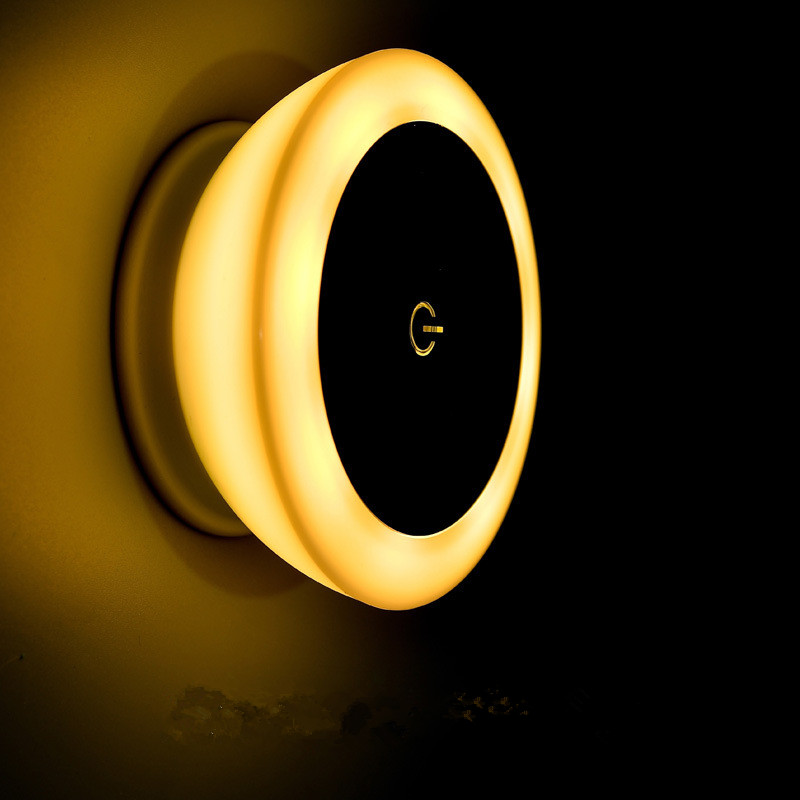 Magnet Attach Dimmable 91*91MM 0.33W Touch Sensitive Night Light Three Color