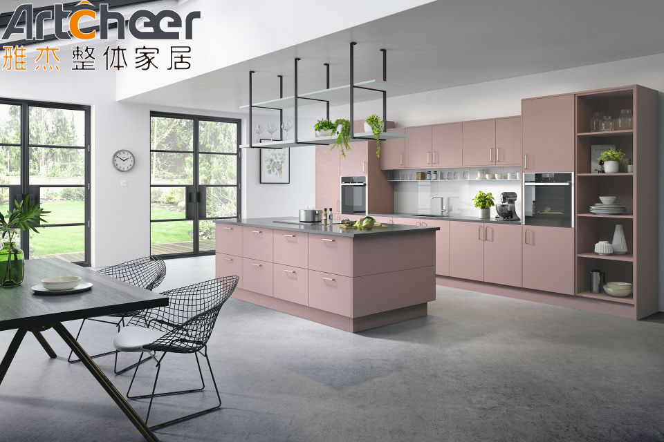 E0 Grade Plywood Storage Cabinets for Modern Style White Kitchen Cabinet Organization