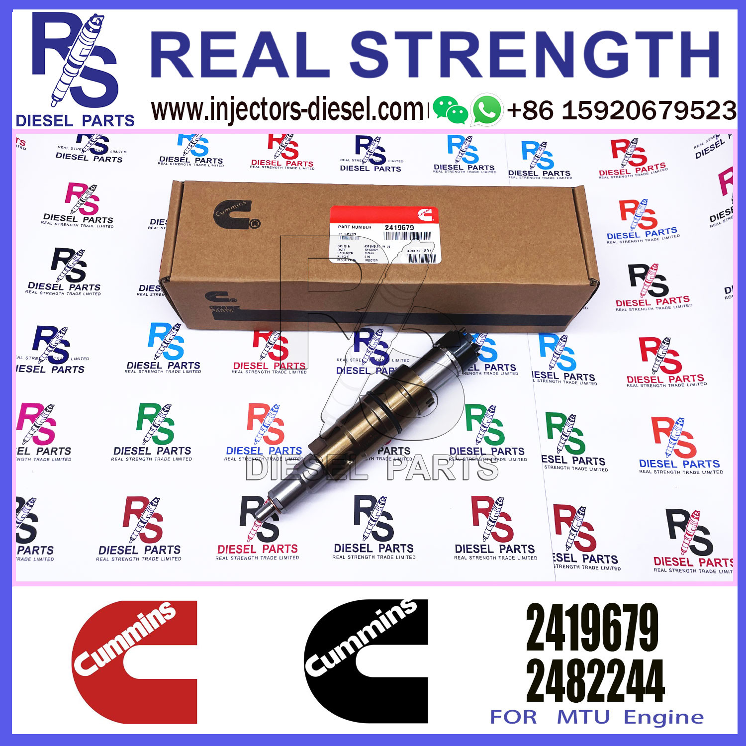 New fuel injector 1881565 common rail injector 1881565 for diesel fuel engine DC13 1933613 2057401 2058444 2419679