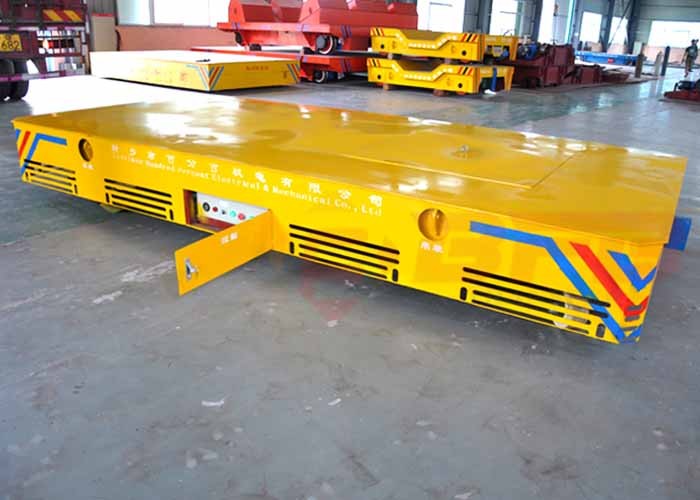 25t mold handling electric trackless car on concrete ground battery power