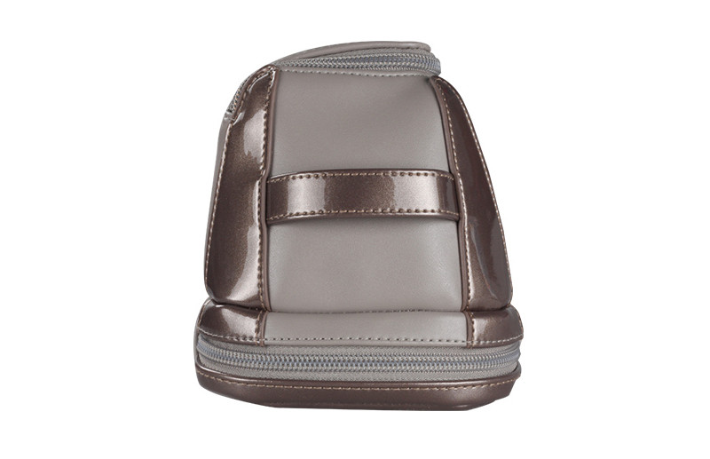 Mens Zipper Closure PU Make Up Storage Organizer