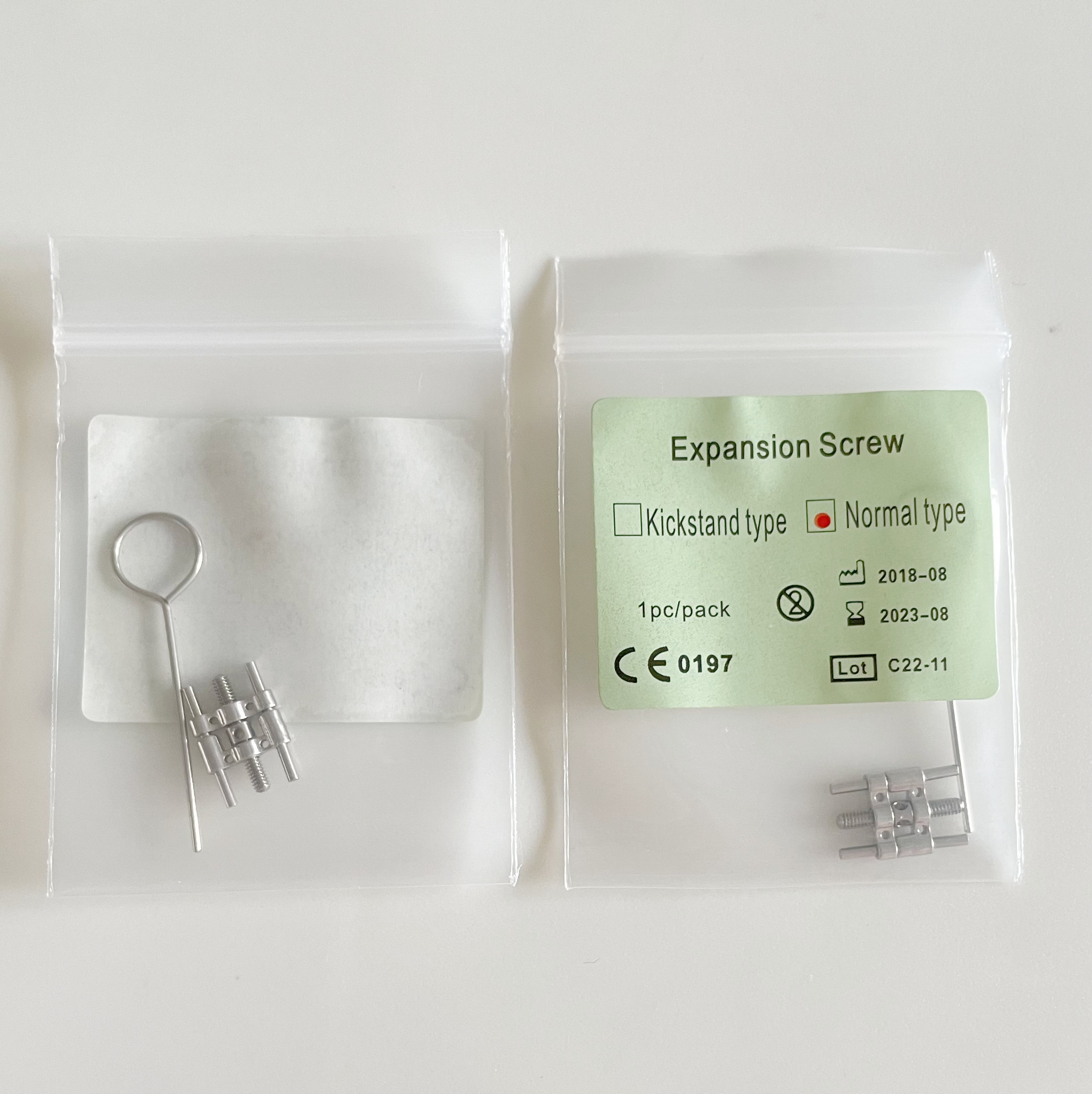 Dental Orthodontic Mini Expansion Screw Palatal Expander Normal/Mini Type Shelf Life 2 years MFDS Safety Standard
