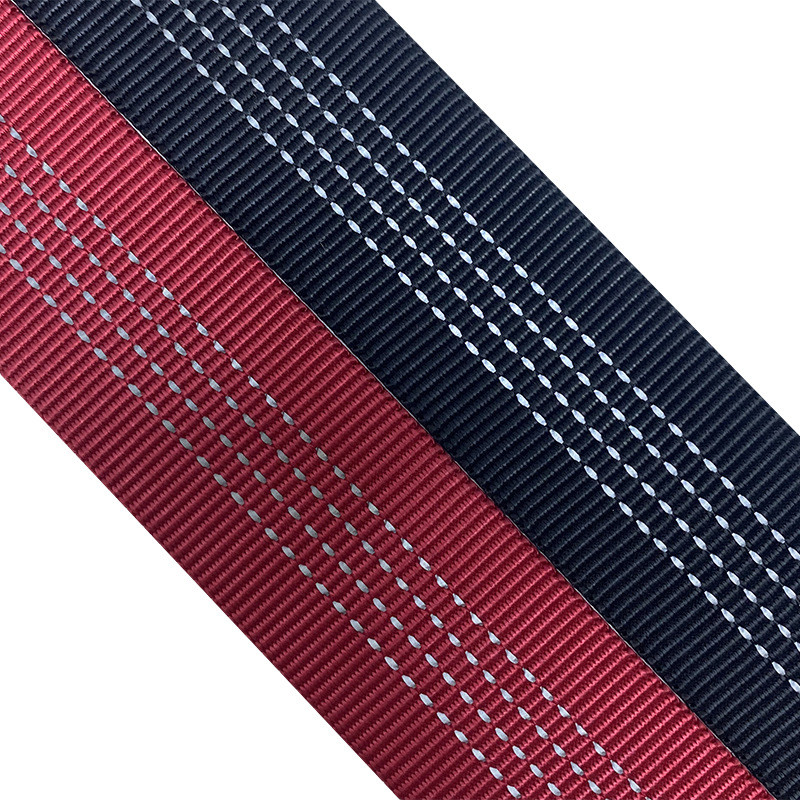 ISO9001 Polypropylene Webbing Strap 38mm Red Nylon Webbing