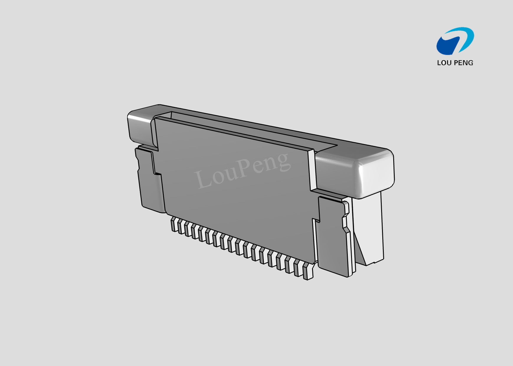 FPC Connectors, Flex-to-Board, 18 Position, 0.5mm Pitch, Zero Insertion Force (ZIF), Right Angle, SMT