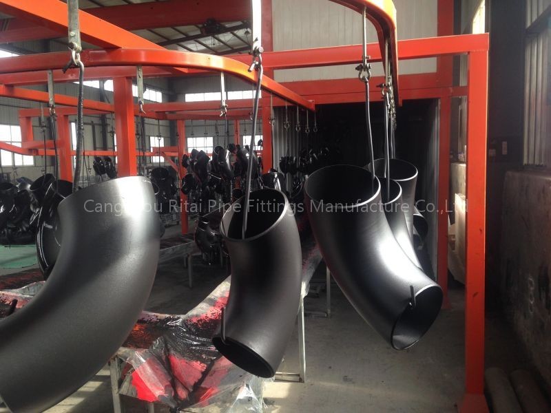 B16.9 A234 SCH40 STD 90 Degree MS 1.5D LR Butt Welded Steel Pipe Bend Seamless