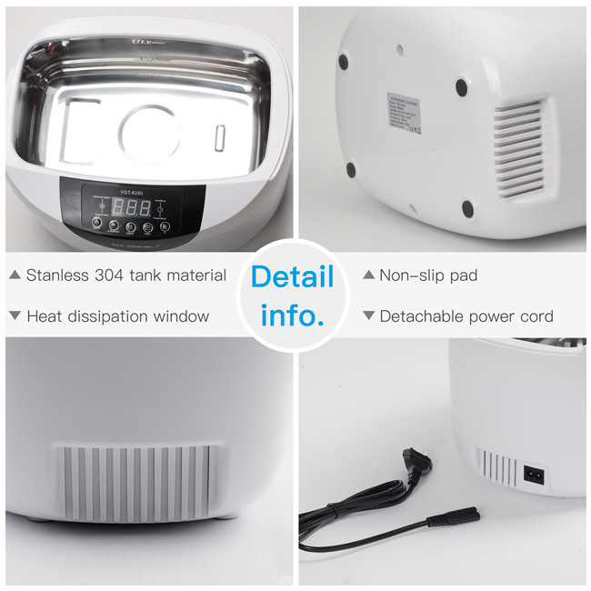 Stainless Steel Tank Home Ultrasonic Cleaner Baby Bottle Sterilizer With Heating Function