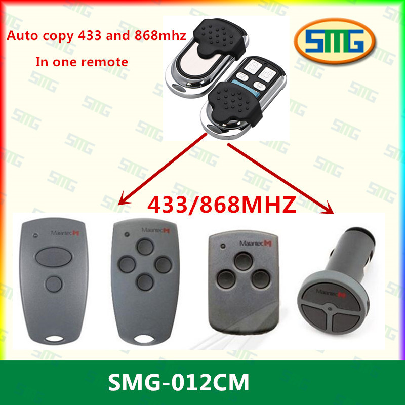 SMG-012CM Clone 433 and 868mhz marantec in one remote