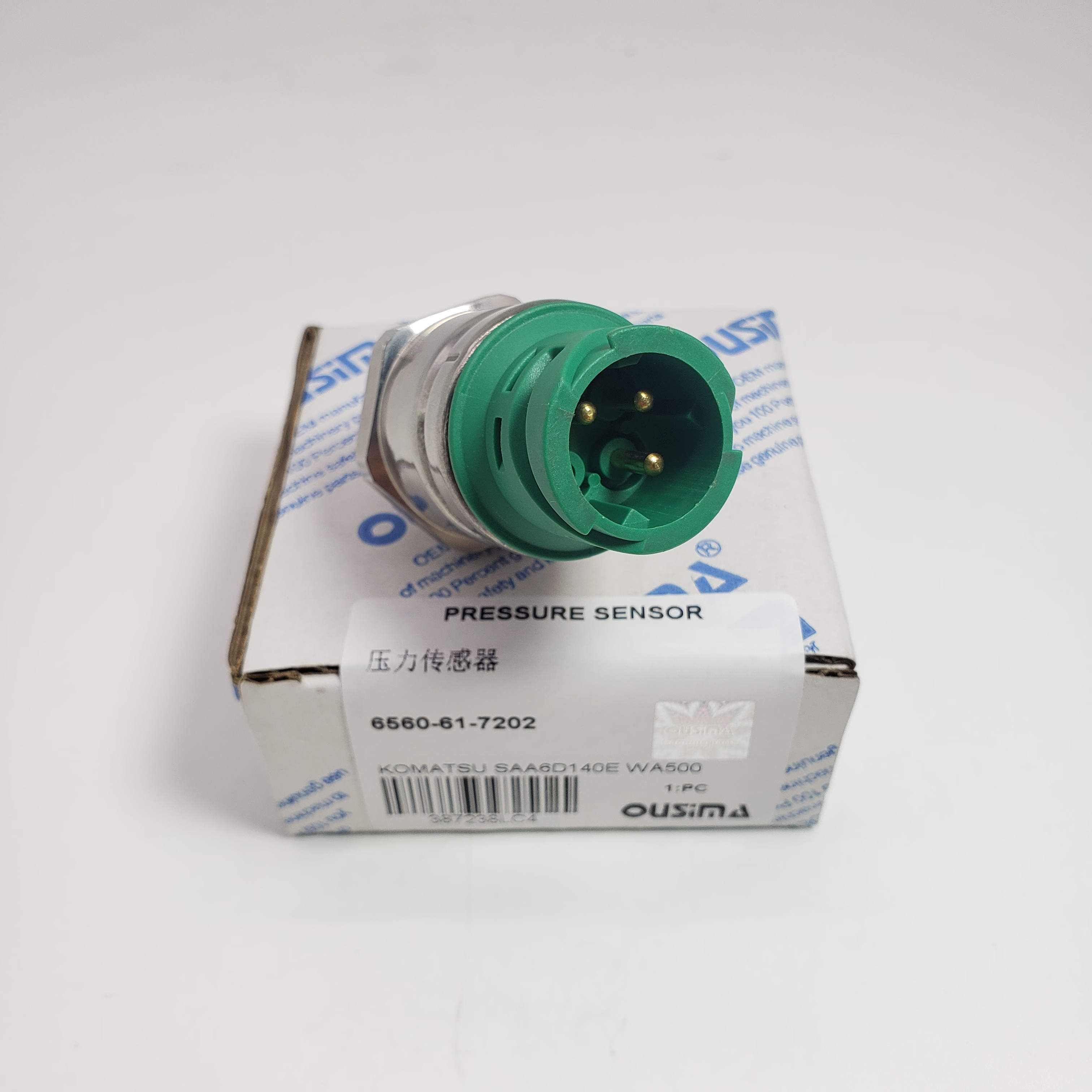 Boost Pressure 6560-61-7202 For Komatsu SAA6D140E WA500