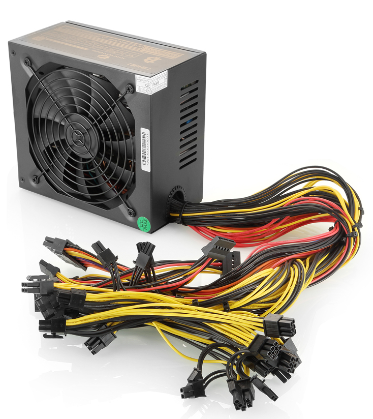 ATX psu 1600w power supply switching 90+ Gold PSU for graphics card evga gaming psu