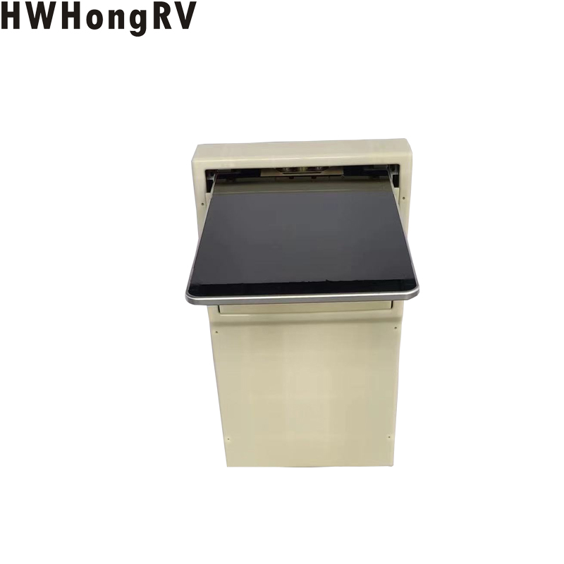 HWhongRV Adjustable Folding Car Electric Lift Table for Luxury Van electric table for vip cars and mpv construction machinery
