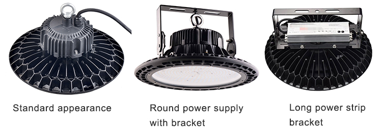 300W High Bay Led Lamp Round 45000lm Led High Bay Lights For Supermarket