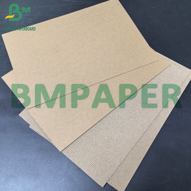 1mm F Flute Unbleached Brown Corrugated Paper Sheets For Boxes (2)