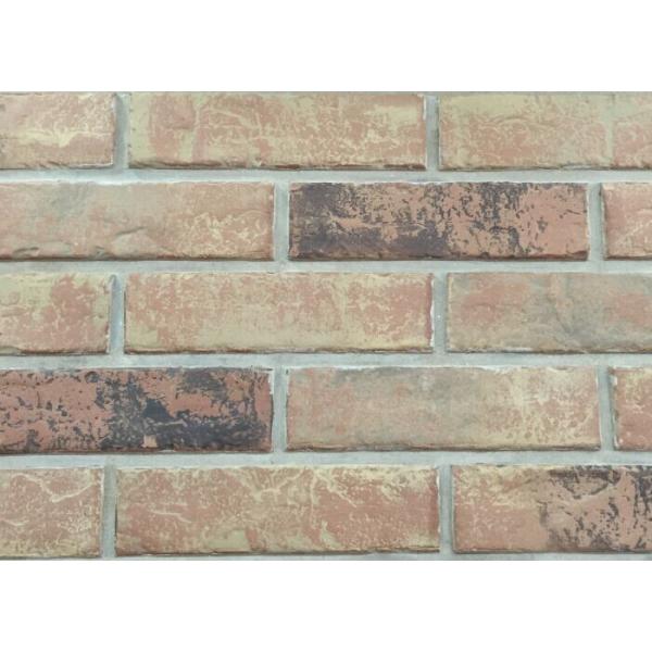 3D20-4 Lightweight Pure Clay Thin Veneer Brick For Indoor / Outdoor Wall