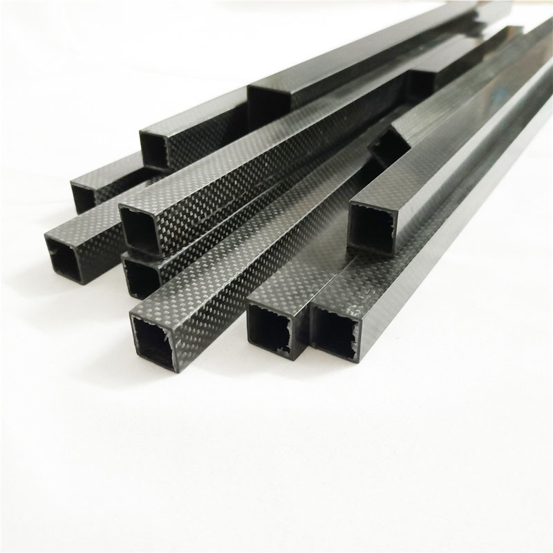 Mould Free Carbon Fiber Square Tube With Glossy Finish