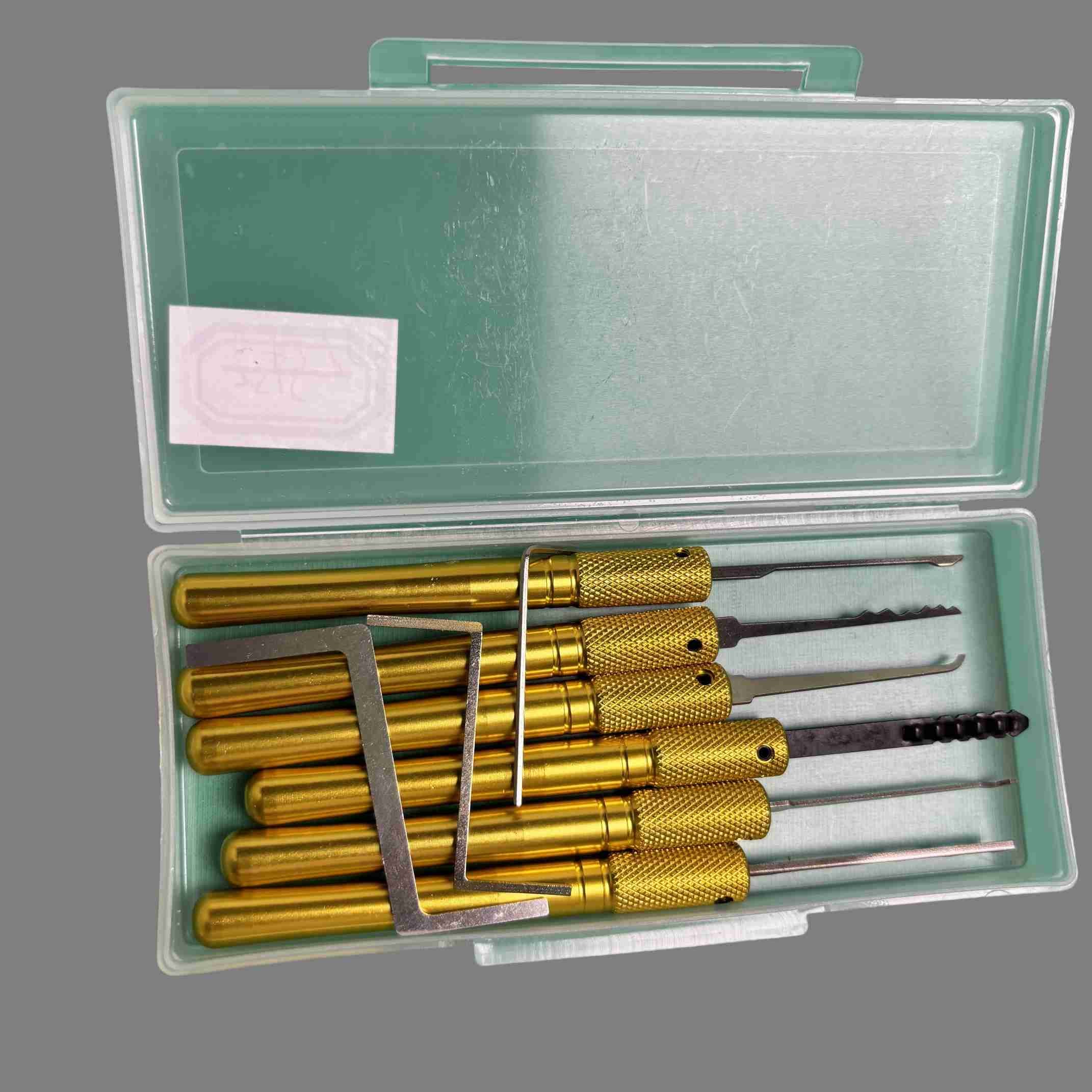 Stainless Steel Broken Key Remover 6pcs Professional Lock Pick Set