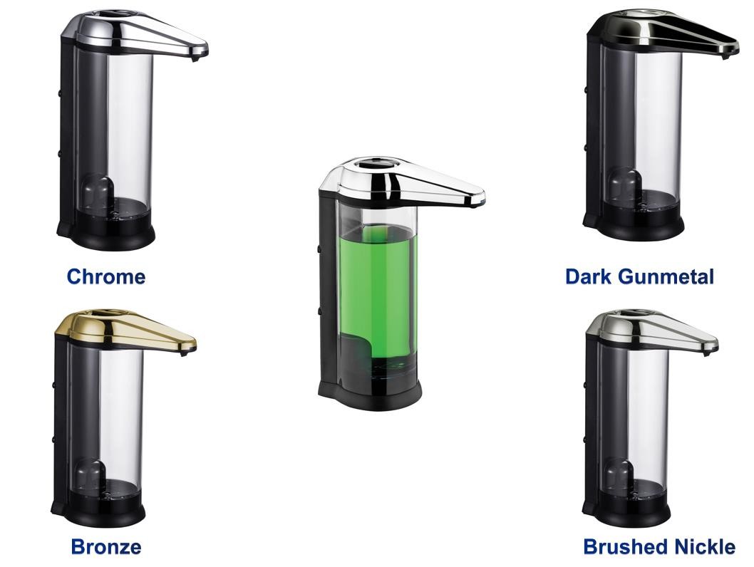 500ML Sensor Liquid Soap Dispenser FCC ABS Wall Mounted