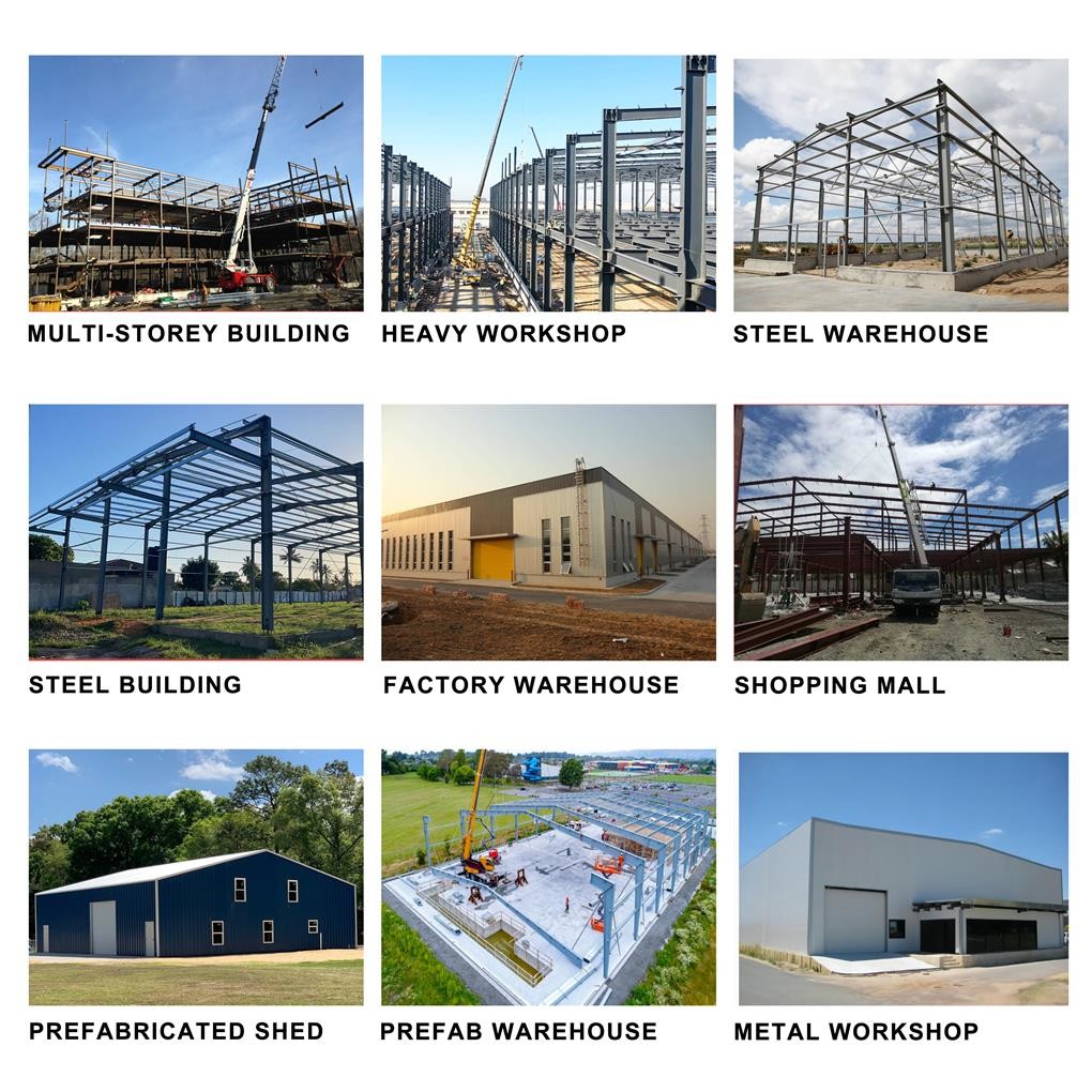 Steel Structure Company Steel Cladding Warehouse Shed Solutions