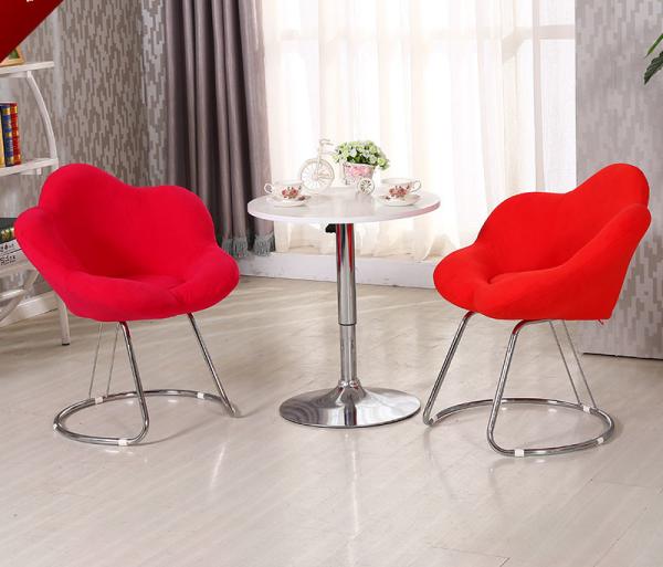 Commercial Modern Metal Chairs , Antique Upholstered Dining Chairs With Metal