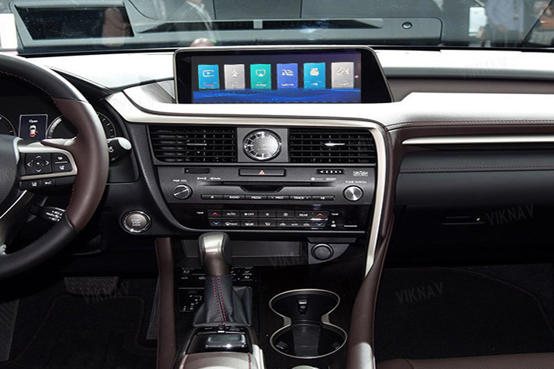 Viknav Fit For Original Car 12.3 Inch Screen Linux System For Lexus RX 2016 2017 2018 2019 Wireless Apple CarPlay Androi