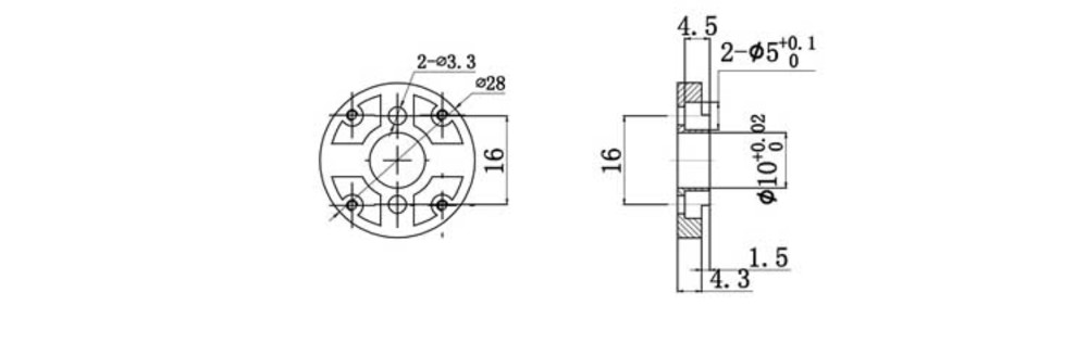 395 385 Micro Planetary Gear Motor 12 Volt DC Motors 28mm OEM ODM