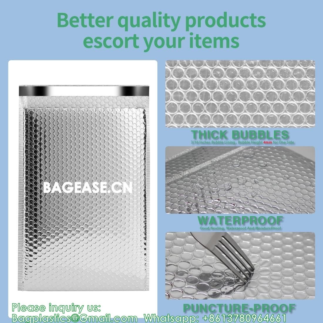 Thermal Bubble Mailer 8" X 11",Pack Insulated Mailers For Cold Shipping,Foil Mailing Envelopes,Cool Bubble Mailers