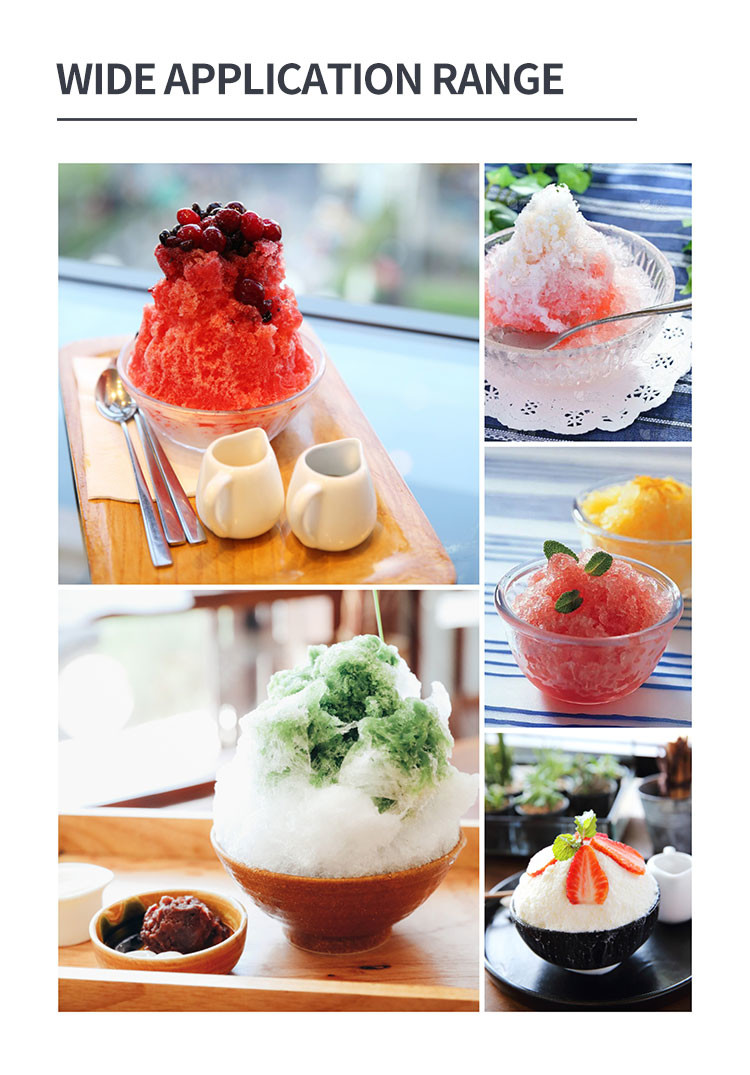 5l 320rpm Commercial Snowcone Machine Aluminum Crushed Ice Shaver