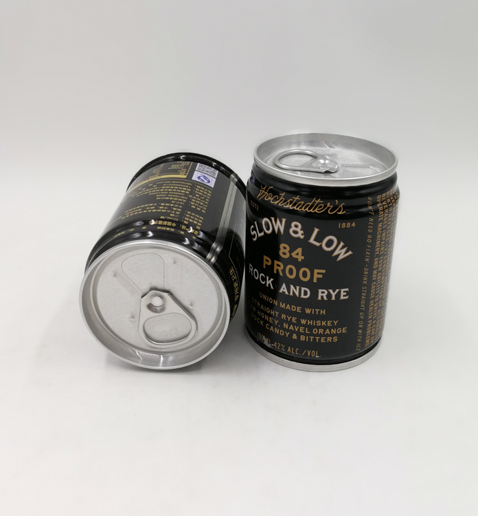Recoverable 100ML Glossy Painting Alcohol Tin Can 0.21mm Thickness