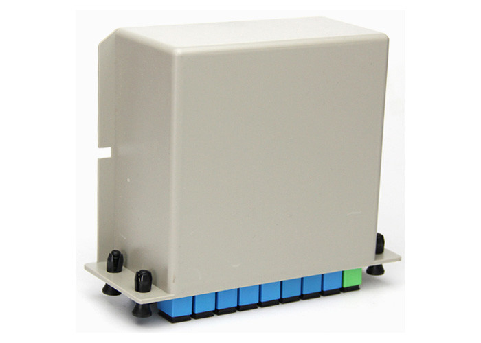 Steel Tube ABS Plc Fiber Optic Splitter 1x16 Single Mode