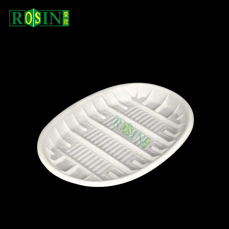 Disposable PP Rectangular Butchers Plastic Meat Trays For Frozen Meat And Seafood
