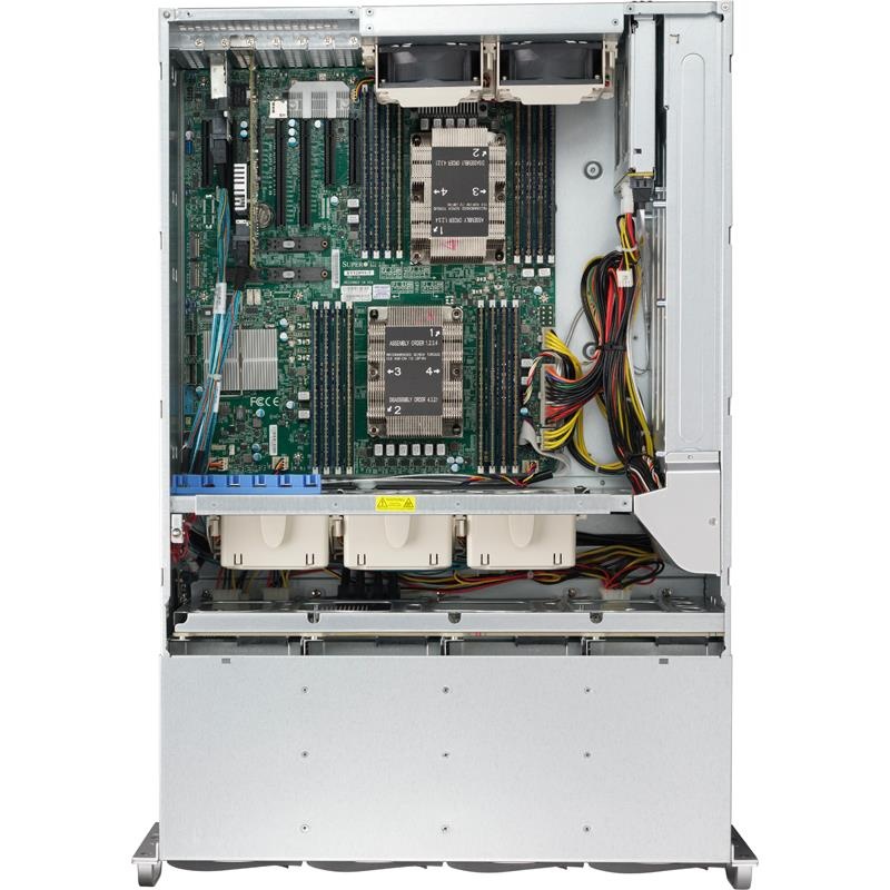 16 DIMMs Supermicro SSG-6049P-E1CR24H 4U Rackmount Server For Xeon Gold 5222 Processor
