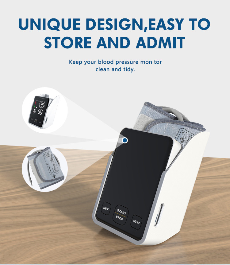 Portable Blood Pressure Apparatus Machine Digital BP Blood Pressure Monitor Upper Arm For Household Medical Devices