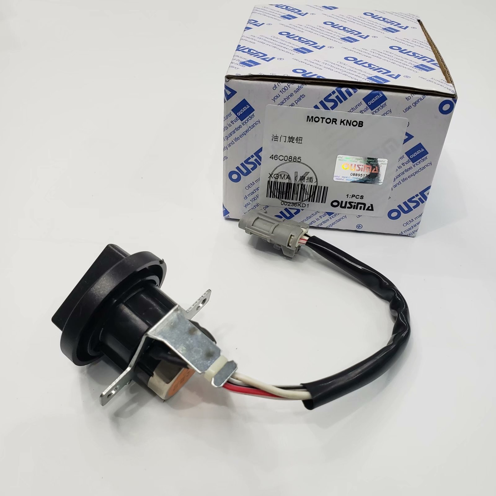 OUSIMA 46C0885 Throttle Knob Dial Fuel Control For Excavator XGMA