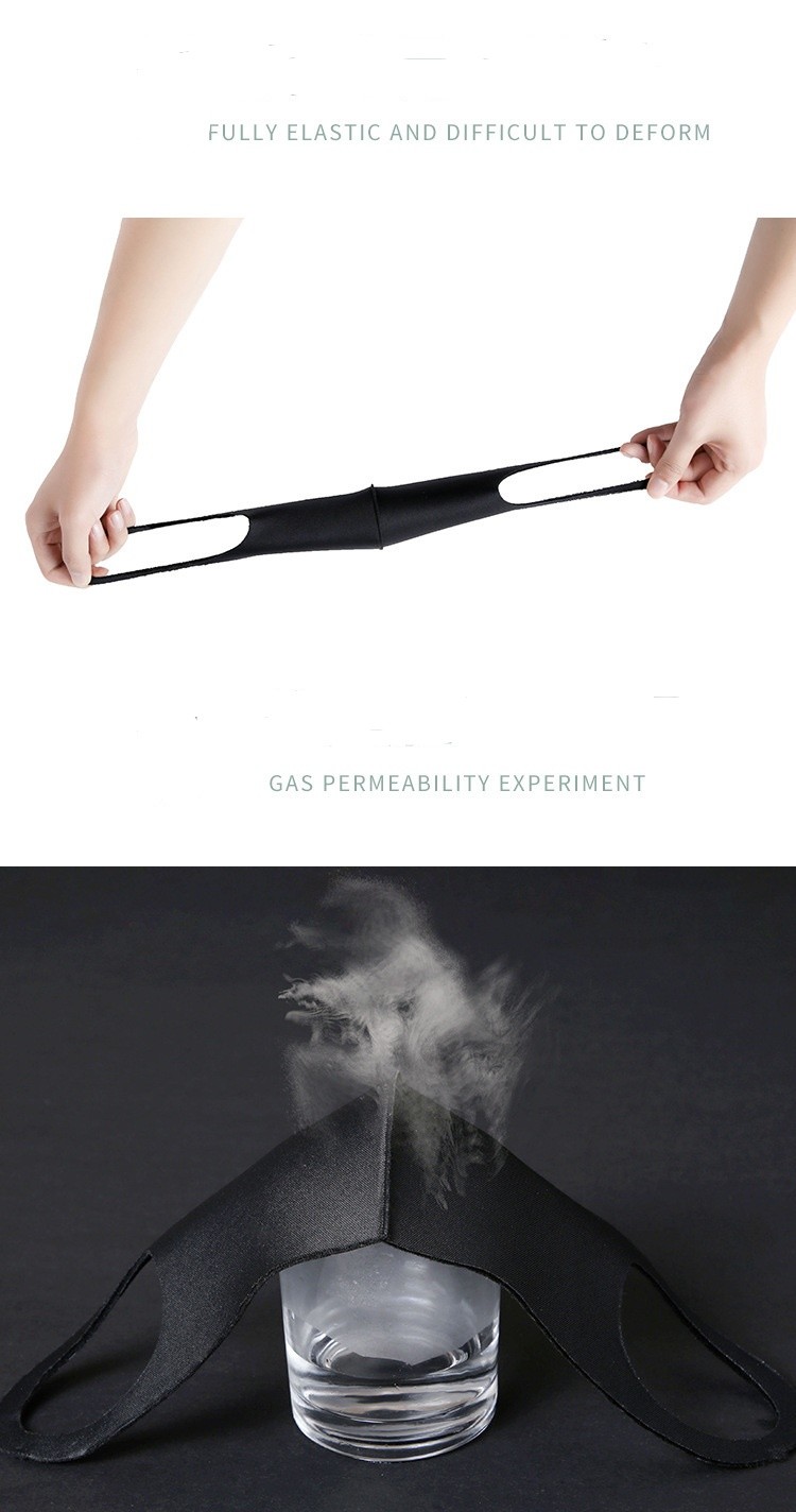Anti Dust Civil Face Mask , Anti Pollution Mouth Mask 1 PLY Cotton Material