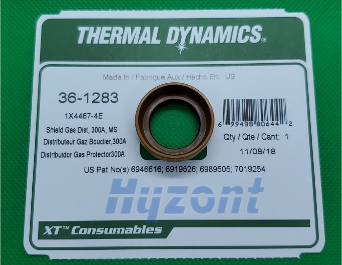 Thermal Dynamics 36-1283 300A Plasma Torch Consumables