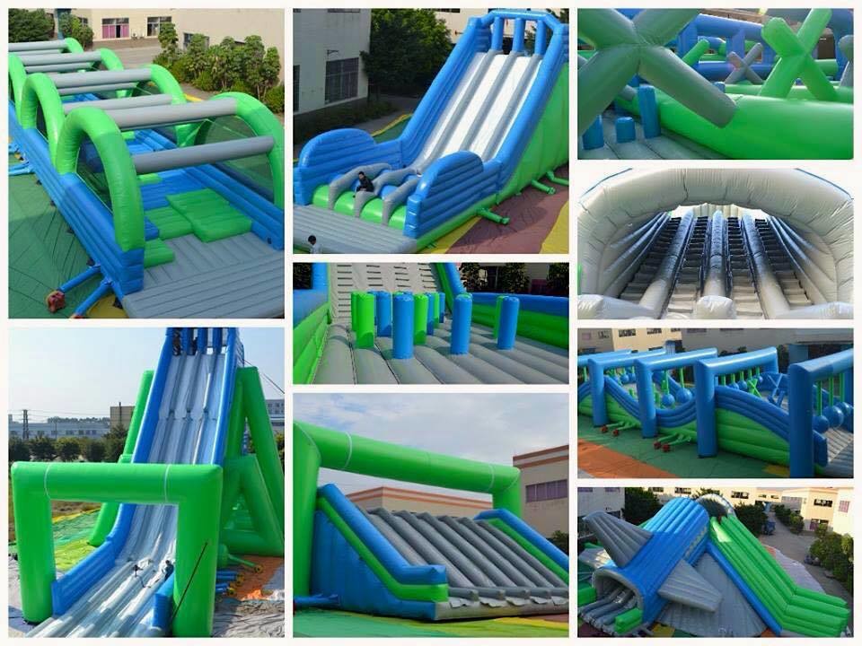 Giant Inflatable Obstacle Course / 5k Insane Inflatable Obstacle Course Games For Event