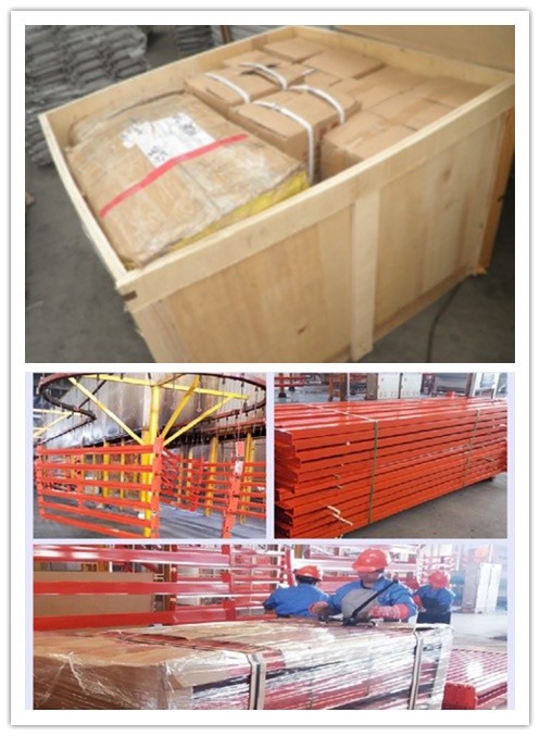 Metal Storage Roller Pallet Racking High Density For Supermarket Warehouse