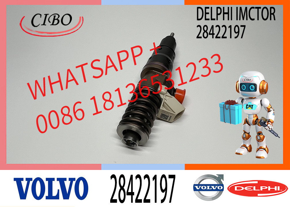 Diesel Fuel Injector Common Rail Parts Injector 22501885 28422197 BEBE1R11002 BEBE1R10002 For VOL-VO