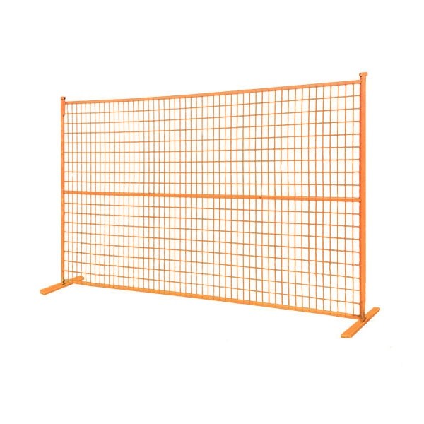 Bright Color Versatile Construction Site Temporary Fence Canada Commercial 6ftx10ft